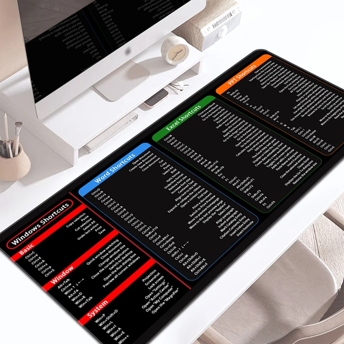 Shortcuts Mouse Pad for Excel Windows