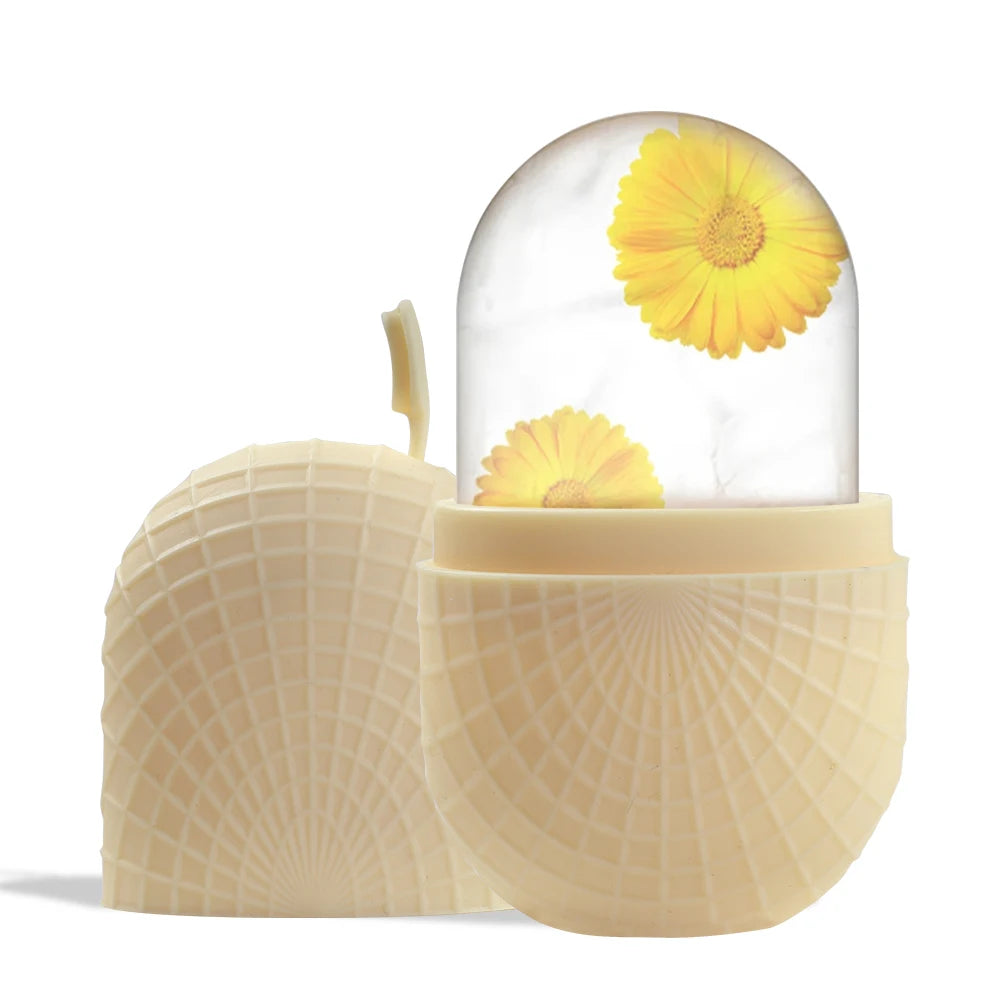 Upgraded Ice Ball Face Eye Roller - Silicone Ice Mold Roller Firms Facial Skin Cooling Reusable Facial Skin Care Tool