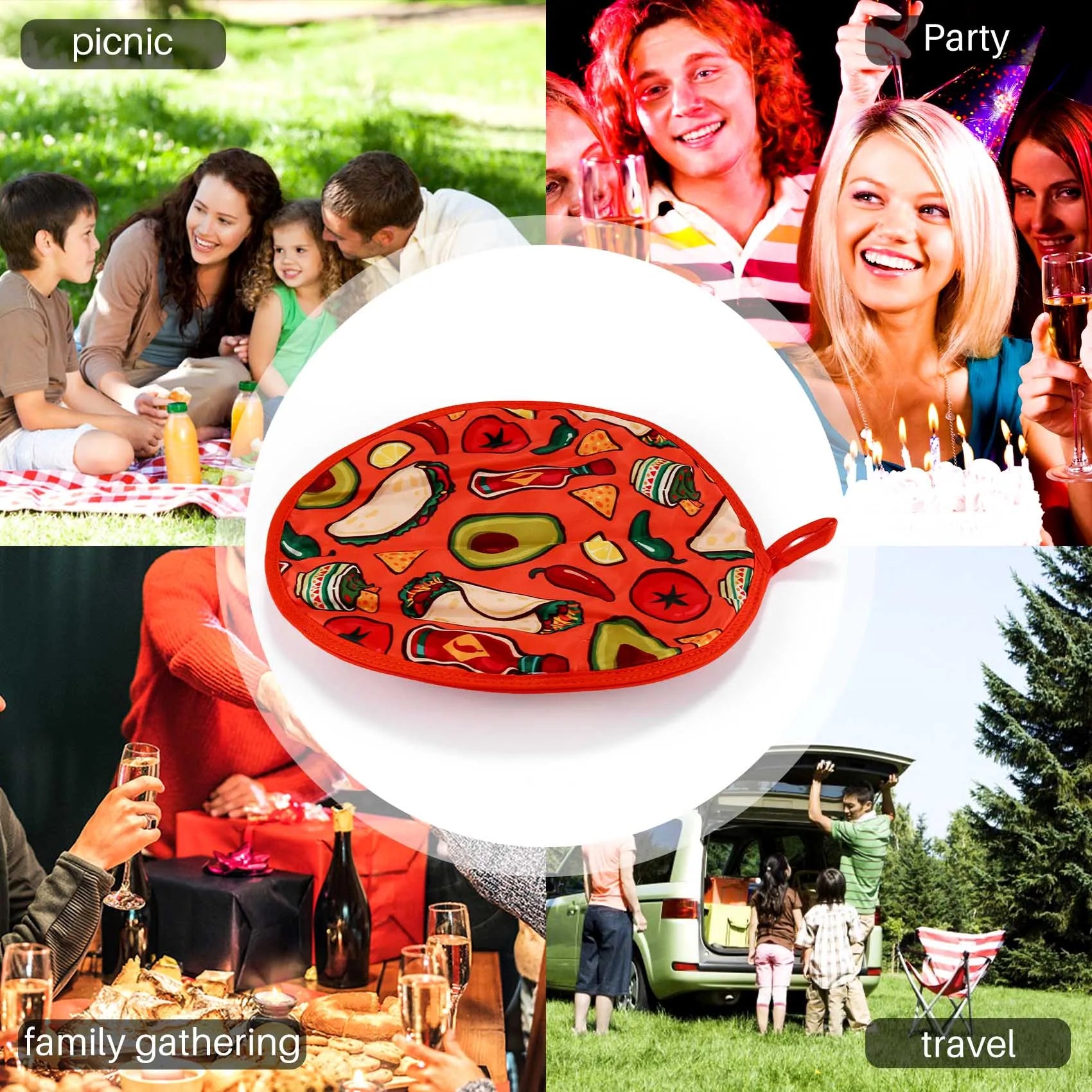Roti Heat Insulated Pouch