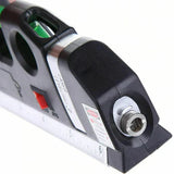 Fixit Laser Level Pro 3 – 4-in-1 Multi-Purpose Measuring Tool with 8ft Tape