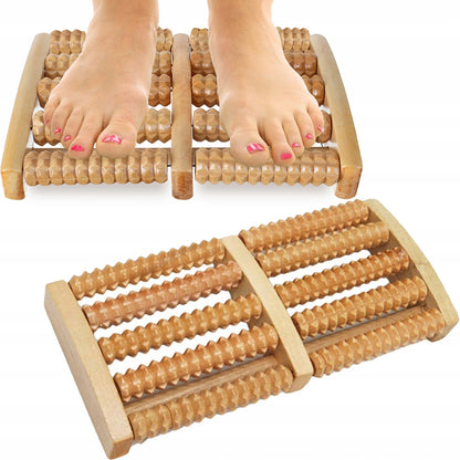 Wooden Reflexology Foot Massager